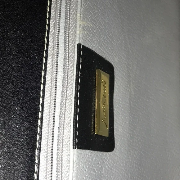 New vintage Judith Leiber large jaquered clutch fabric - Picture 7 of 12